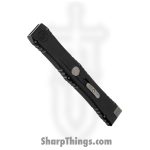 Microtech - 1152-10MS1 - Nemesis IV - OTF Auto - M390MK Stonewash Dagger - Hardcoat Aluminum - Black - Image 3