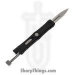 Microtech - 1152-10MS1 - Nemesis IV - OTF Auto - M390MK Stonewash Dagger - Hardcoat Aluminum - Black - Image 5
