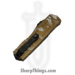 Microtech - 1242-1TAPX - Cypher II - OTF Auto - M390MK Coated Dagger - Aluminum - Tan - Image 4