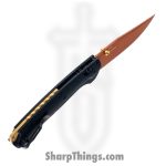 Benchmade - 15536CR-2501 - Taggedout - Folding Knife - S45VN Copper Suede Clip Point - G10 - Black - Image 3