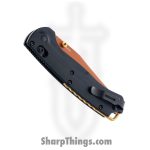 Benchmade - 15536CR-2501 - Taggedout - Folding Knife - S45VN Copper Suede Clip Point - G10 - Black - Image 5