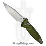 Microtech - 159RL-10OD - Socom Delta - Folding Knife - M390MK Stonewash Spear Point - Aluminum - OD Green