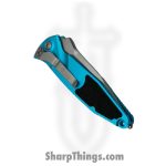Microtech - 160A-11TQ - Socom Elite - Automatic Knife - M390, 204P, Elmax, or XHP Stonewash Clip Point P/S - Aluminum - Turquoise - Image 4