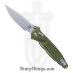Microtech - 160RL-10FROD - Socom - Folding Knife - M390MK Stonewash Spear Point - Frag Aluminum - OD Green