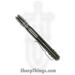 Microtech - 160RL-10FROD - Socom - Folding Knife - M390MK Stonewash Spear Point - Frag Aluminum - OD Green - Image 5