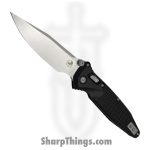 Microtech - 160RL-10FR - Socom - Folding Knife - M390MK Stonewash Clip Point - Frag Aluminum - Black