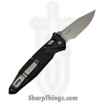 Microtech - 160RL-10FR - Socom - Folding Knife - M390MK Stonewash Clip Point - Frag Aluminum - Black - Image 2