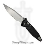 Microtech - 160RL-11FR - Socom - Folding Knife - M390MK Stonewash Clip Point P/S - Aluminum - Black