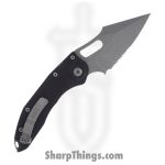 Microtech - 169-11 AP - Stitch - Automatic Knife - M390 Apocalyptic Spear Point P/S - Aluminum - Black - Image 2