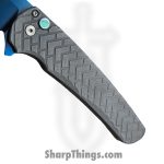 ProTech - 2026.Malibu.Custom.002 - Malibu - Folding Knife - CPM MagnaCut Sapphire Blue Reverse Tanto - "Tread" 17-4 Steel - Stonewash - Image 5