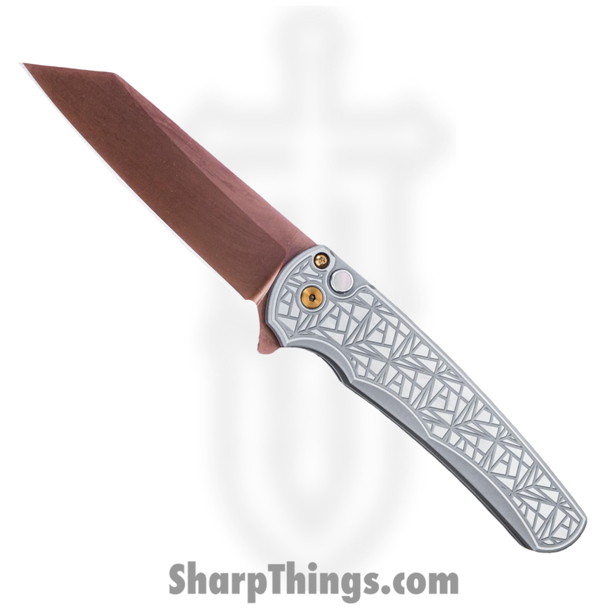 2026-Malibu-Custom-003_1.jpg ProTech - 2026.Malibu.Custom.003 - Malibu - Folding Knife - CPM MagnaCut Copper Rose Reverse Tanto - "Nexus" 17-4 Steel - Satin/Tumbled - Image 1
