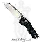Microtech - 210M-10FR - MSI Mini - Folding Knife - M390MK Stonewash Sheepsfoot - Frag Aluminum - Black