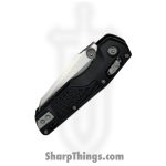 Microtech - 210M-10FR - MSI Mini - Folding Knife - M390MK Stonewash Sheepsfoot - Frag Aluminum - Black - Image 3