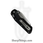Microtech - 210M-10FR - MSI Mini - Folding Knife - M390MK Stonewash Sheepsfoot - Frag Aluminum - Black - Image 4