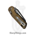 Microtech - 210M-1FRTA - MSI Mini Ram - Folding Knife - M390MK Coated Wharncliffe - Aluminum - Tan - Image 4