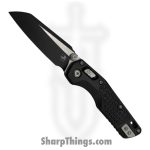 Microtech - 210M-1FR - MSI Mini - Folding Knife - M390MK Coated Sheepsfoot - Frag Aluminum - Black