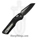 Microtech - 210M-1FR - MSI Mini - Folding Knife - M390MK Coated Sheepsfoot - Frag Aluminum - Black - Image 2