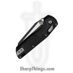 Microtech - 210M-1FR - MSI Mini - Folding Knife - M390MK Coated Sheepsfoot - Frag Aluminum - Black - Image 3
