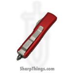 Microtech - 233-11RD - UTX-85 - OTF Auto - M390 Stonewash Tanto - Aluminum - Red - Image 4