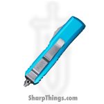 Microtech - 233-5TQ - UTX-85 - OTF Auto - M390 Satin Tanto P/S - Aluminum - Turquoise - Image 4