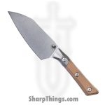Microtech - 3300B-10CE - 4.2" Santoku - Fixed Blade Knife - M390MK Stonewash Santoku - G10 - Coyote Tan