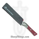 Microtech - 3500B-10MR - 3.5" Paring Knife - Fixed Blade Knife - M390MK Stonewash Paring - G10 - Merlot - Image 4