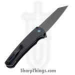 ProTech - BST26.Malibu.1 - Malibu - Folding Knife - CPM MagnaCut Coated Reverse Tanto - 7075 "Dragon Scales" Aluminum - Black - Image 2