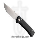 ProTech - BST26.Redencion.1 - Redencion - Automatic Knife - S35VN Stonewash Tanto - "Tread" Aluminum - Black