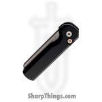 ProTech - BST26.Slimfoot.1 - Slimfoot - Automatic Knife - CPM MagnaCut Stonewash Sheepsfoot - Aluminum - Black - Image 2