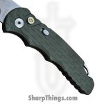 ProTech - BST26.TR5.1 - Tactical Response 5 - Automatic Knife - S35VN Stonewash Spear Point - "Feather" Aluminum - Green - Image 5