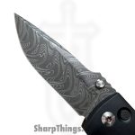 Defiant 7 - D7-TALOS-DAM - Talos - Folding Knife - Nichols Black Boomerang Damascus Drop Point - Titanium - Black - Image 8