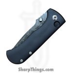 Defiant 7 - D7-TALOS-DAM - Talos - Folding Knife - Nichols Black Boomerang Damascus Drop Point - Titanium - Black - Image 3