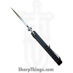 Defiant 7 - D7-TALOS-SW - Talos - Folding Knife - CPM MagnaCut Stonewash Drop Point - Titanium - Black - Image 6