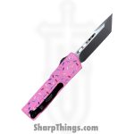 Atomic Knives - DT01SPD-TNSA - UltraLite ATOMIC - OTF Auto - D2 Satin Tanto - Aluminum - Pk Donut - Image 2