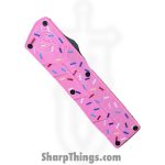 Atomic Knives - DT01SPD-TNSA - UltraLite ATOMIC - OTF Auto - D2 Satin Tanto - Aluminum - Pk Donut - Image 5
