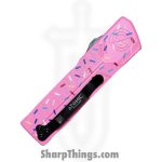 Atomic Knives - DT01SPD-TNSA - UltraLite ATOMIC - OTF Auto - D2 Satin Tanto - Aluminum - Pk Donut - Image 7