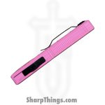 Atomic Knives - DT01SPD-TNSA - UltraLite ATOMIC - OTF Auto - D2 Satin Tanto - Aluminum - Pk Donut - Image 8