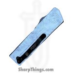 Atomic Knives - DT01SWC-DPSA - UltraLite ATOMIC - OTF Auto - D2 Satin Drop Point - Aluminum - White Camo - Image 7
