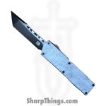 Atomic Knives - DT01SWC-TNBK - UltraLite ATOMIC - OTF Auto - D2 Coated Tanto - Aluminum - White Camo