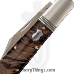 Jack Wolf Knives - GW-BAR-02-KIR-GODDESS - Gateway Barlow - Folding Knife - 14C28N Satin Clip Point - Kirinite Goddess - Black Copper - Image 5
