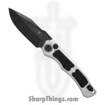 Heretic Knives - H000-8A - Wraith V4 - Automatic Knife - CPM MagnaCut Coated Drop Point - Aluminum - Blizzard