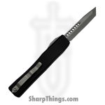 Heretic Knives - H015-5A - NYX - OTF Auto - CPM MagnaCut Battleworn Tanto - Aluminum - Black - Image 2
