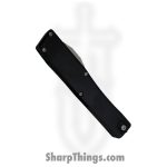 Heretic Knives - H015-5A - NYX - OTF Auto - CPM MagnaCut Battleworn Tanto - Aluminum - Black - Image 3