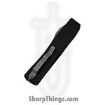 Heretic Knives - H015-5A - NYX - OTF Auto - CPM MagnaCut Battleworn Tanto - Aluminum - Black - Image 4
