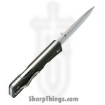 1881 Knife Works - MMS003 - Route66 - Folding Knife - S45VN Tumbled Drop Point - G10 - OD Green - Image 3