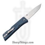 1881 Knife Works - MMS004 - Route66 - Folding Knife - S45VN Tumbled Tanto - G10 - Denim Blue - Image 2