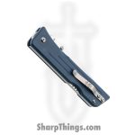 1881 Knife Works - MMS004 - Route66 - Folding Knife - S45VN Tumbled Tanto - G10 - Denim Blue - Image 5