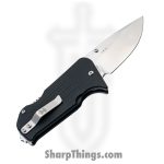 1881 Knife Works - MMS007 - Broadway - Folding Knife - S45VN Tumbled Drop Point - G10 - Black - Image 2