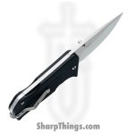 1881 Knife Works - MMS007 - Broadway - Folding Knife - S45VN Tumbled Drop Point - G10 - Black - Image 3