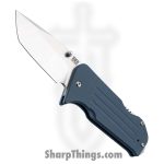 1881 Knife Works - MMS010 - Broadway - Folding Knife - S45VN Tumbled Tanto - G10 - Denim Blue